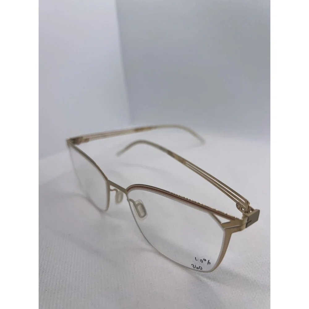 Lool Eyeglasses Frames Women's Designer Glasses‎ Gold Navi